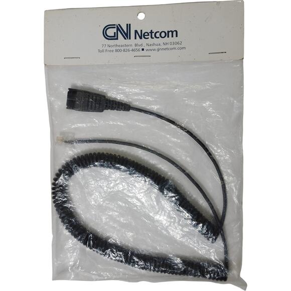 GN Netcom Accessory 8800-01 – Cord QD to MOD, Part No. 1003945, Qty 1 - Picture 1 of 4